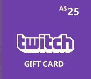 Twitch A$25 Подарочная карта AU