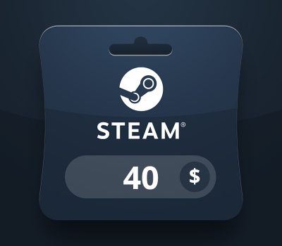 Steam Wallet USD 40 Подарочная карта LK
