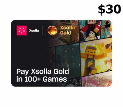 XSOLLA GOLD USD 30 Подарочная карта US