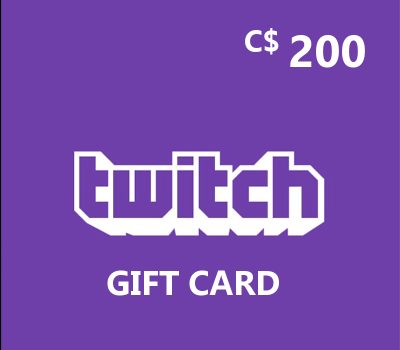 Twitch CAD 200 Подарочная карта CA