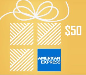 American Express $50 US Подарочная карта