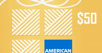 American Express $50 US Подарочная карта