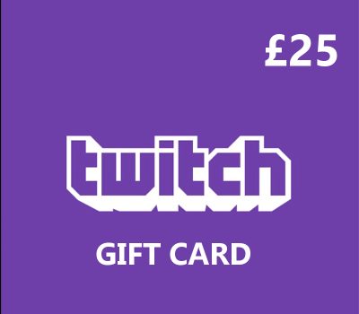 Twitch GBP 25 Подарочная карта UK