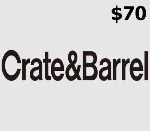 Crate and Barrel USD 70 Подарочная карта US