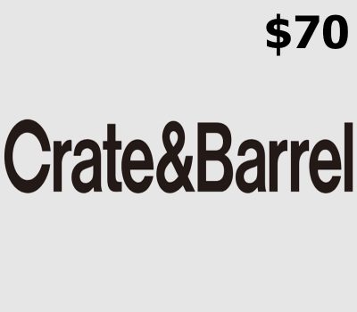 Crate and Barrel USD 70 Подарочная карта US