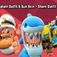 Worms Rumble - Captain & Shark Double Pack DLC PC Steam Ключ