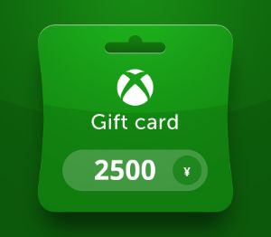 XBOX Live JPY 2500 Предоплаченная карта JP