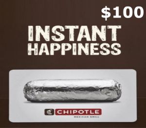 Chipotle $100 Подарочная карта US