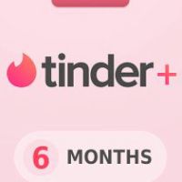 Tinder Plus - 6-мес. подписка Ключ HR
