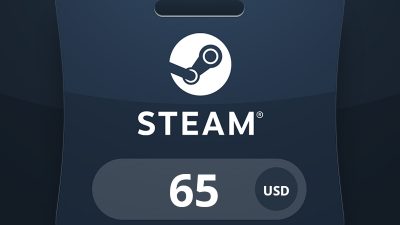 Steam Wallet USD 65 Подарочная карта US