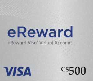 Prepaid Visa eReward CAD 500 Gift Card CA