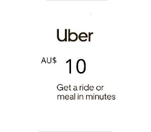 Uber AU$10 AU Подарочная карта