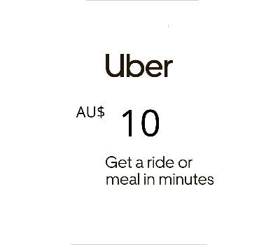Uber AU$10 AU Подарочная карта