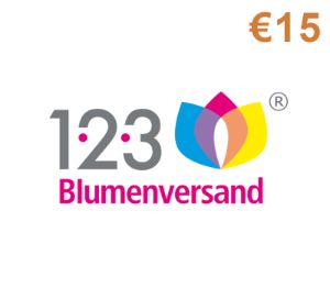 123 Blumenversand €15 Подарочная карта DE