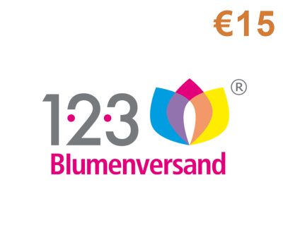 123 Blumenversand €15 Подарочная карта DE