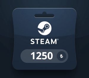 Steam Wallet TRY 1250 Подарочная карта TR