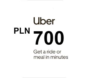 Uber PLN 700 Подарочная карта PL