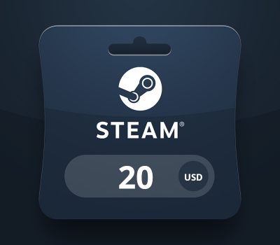 Steam Wallet USD 20 Подарочная карта BY