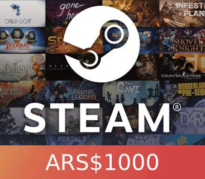 Steam Подарок Карта 1000 ARS AR Код активации