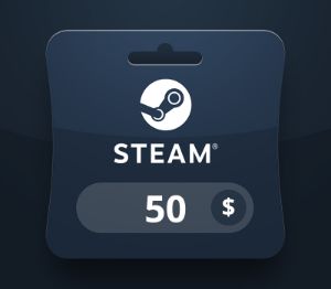 Steam Wallet USD 50 Подарочная карта MV