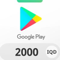 Google Play IQD 2000 Подарочная карта IQ