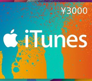 iTunes JPY 3000 Карта JP