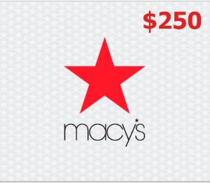 Macys $250 Подарочная карта US