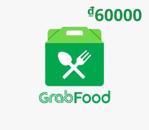 Grab Food VND 60000 Подарочная карта VN