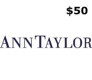 Ann Taylor $50 Подарочная карта US