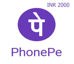 PhonePe 2000 INR Подарочная карта IN
