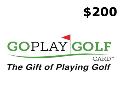 Go Play Golf $200 Подарочная карта US