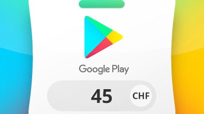 Google Play CHF 45 Подарочная карта CH