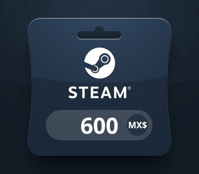 Steam Wallet MXN 600 Подарочная карта