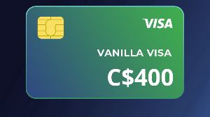 Vanilla VISA C$400 CA