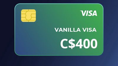 Vanilla VISA C$400 CA