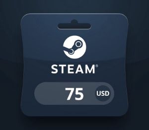 Steam Wallet USD 75 Подарочная карта TR