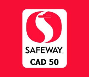Safeway CAD 50 Подарочная карта CA