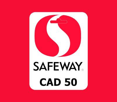 Safeway CAD 50 Подарочная карта CA