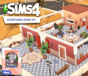 The Sims 4 - Courtyard Oasis Kit DLC PC EA App Ключ