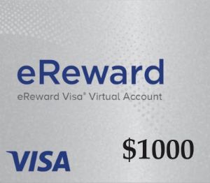 Prepaid Visa eReward USD 1000 Подарочная карта US