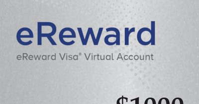 Prepaid Visa eReward USD 1000 Подарочная карта US