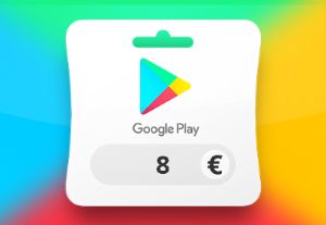 Google Play EUR 8 Подарочная карта FR