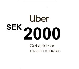 Uber SEK 2000 Подарочная карта SE