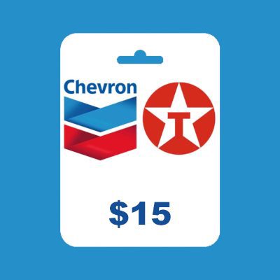 Chevron and Texaco USD 15 Подарочная карта US