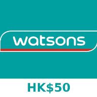 Watsons HK$50 Подарочная карта HK