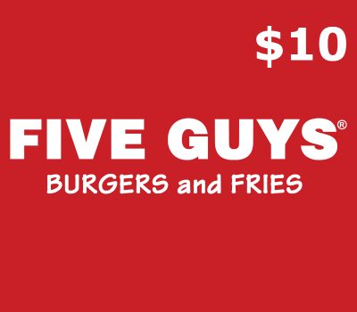 Five Guys USD 10 Gift Card US