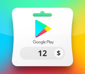 Google Play USD 12 Подарочная карта US