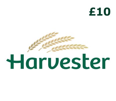 Harvester GBP 10 Gift Card UK