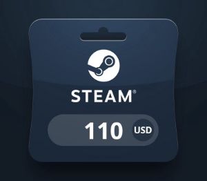 Steam Wallet USD 110 Подарочная карта US
