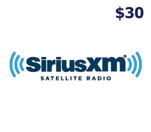 SiriusXM $30 Подарочная карта US